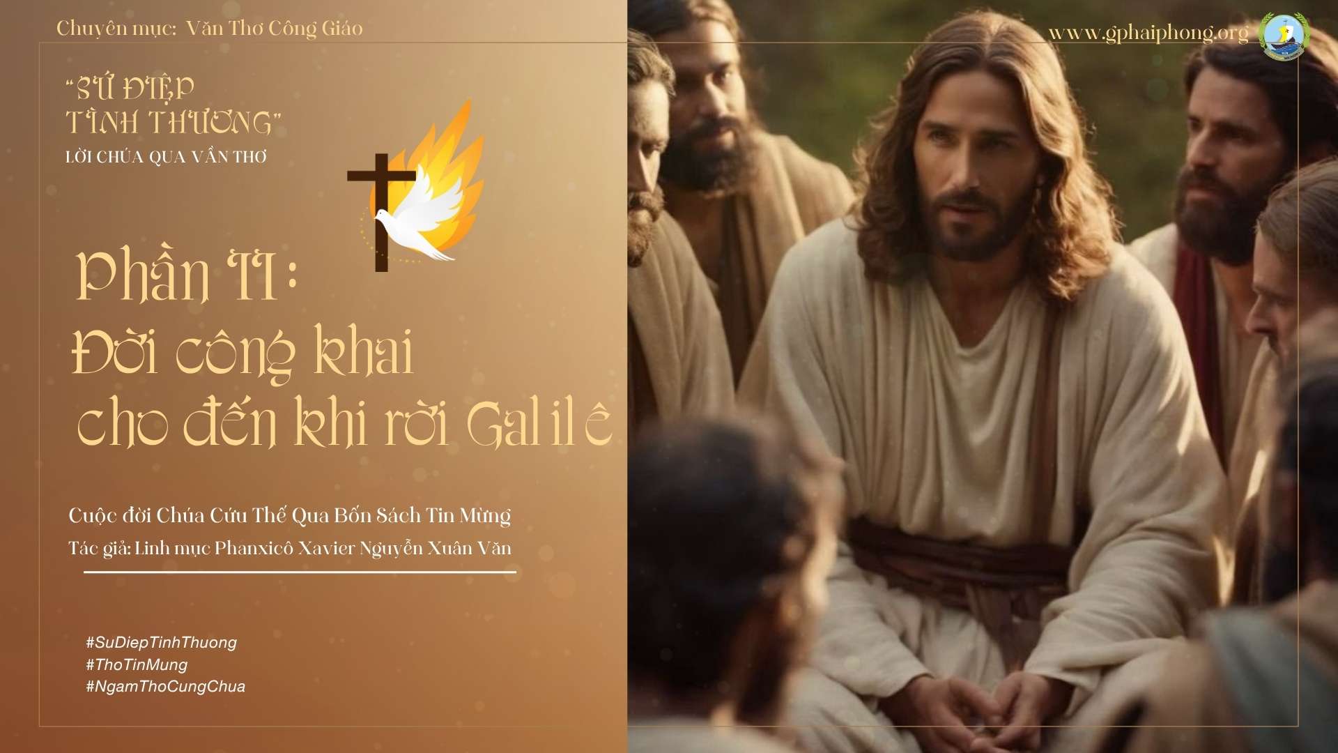 Bài 59 : Ngâm thơ "Sứ mệnh các tông đồ"_Trích Sứ điệp Tình thương-Lm Fx Nguyễn Xuân Văn